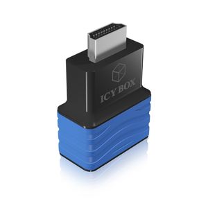 ICY BOX IB-AC516 HDMI VGA Zwart, Blauw