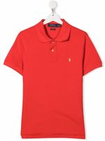 Ralph Lauren Kids polo à logo brodé - Rouge