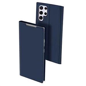 Dux Ducis Skin Pro Samsung Galaxy S22 Ultra 5G Flip Case - Blauw