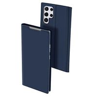 Dux Ducis Skin Pro Samsung Galaxy S22 Ultra 5G Flip Case - Blauw - thumbnail