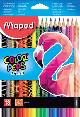 Kleurpotlood maped color'peps dieren Kleurpotlood maped color'peps dieren