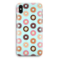 Donuts: iPhone X Volledig Geprint Hoesje - thumbnail