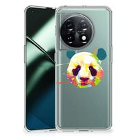 OnePlus 11 Telefoonhoesje met Naam Panda Color - thumbnail