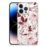 Hoesje maken iPhone 14 Pro Max Watercolor Flowers - thumbnail