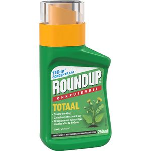 Roundup totaal onkruidvrij concentraat 250 ml