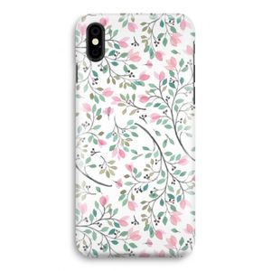 Sierlijke bloemen: iPhone X Volledig Geprint Hoesje