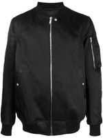 Rick Owens satin bomber jacket - Noir