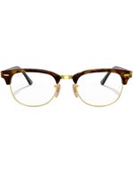 Ray-Ban lunettes de vue Clubmaster - Marron - thumbnail