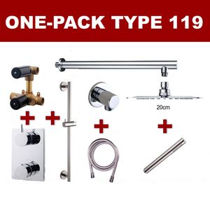 Wiesbaden one-pack inbouwthermostaatset type 119