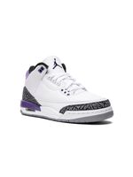 Jordan Kids baskets Air Jordan 3 Retro "Iris" - Blanc