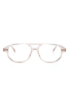 Moscot lunettes de vue Gazeektal à monture pilote - Rose