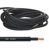 Lapp 1600097 H07RN-F 1 x 4 mm² rubberen leiding flexibel zonder beschermgeleider I uv-bestendige kabel voor buiten I oliebestendig I koudebestendig I aansluitkabel zwart