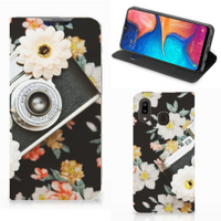 Samsung Galaxy A30 Stand Case Vintage Camera