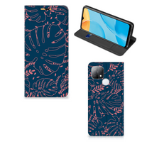 OPPO A15 Smart Cover Palm Leaves - thumbnail