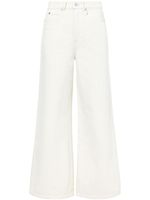 Proenza Schouler White Label jean court à patch logo - Blanc