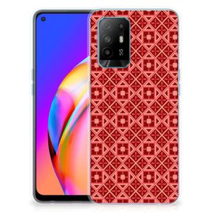 OPPO A94 5G | Reno5 Z TPU bumper Batik Rood