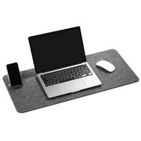 Durable Bureau-onderlegger EFFECT 700x330 mm, van gerecycled PET-vilt, inklapbaar, antraciet, 708158