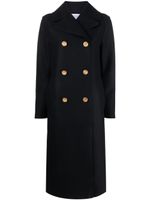 Harris Wharf London manteau croisé en laine - Noir