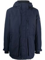 Tommy Jeans parka à logo brodé - Bleu