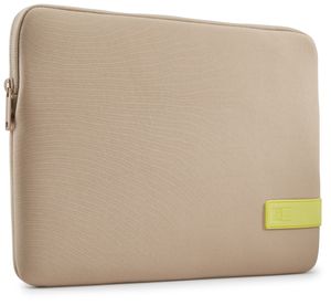 Case Logic Reflect REFMB-113 Plaza Taupe/Sun-Lime notebooktas 33 cm (13") Opbergmap/sleeve