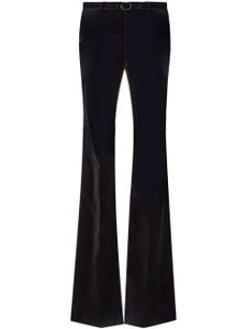 Proenza Schouler pantalon en velours à coupe évasée - Noir