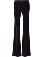 Proenza Schouler pantalon en velours à coupe évasée - Noir