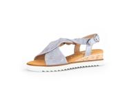 Gabor Damessandalen met sleehak, licht, extra breed (G), Azur 16, 37 EU