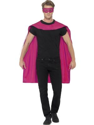 Cape met Oogmasker Pink