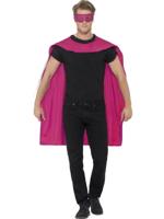 Cape met Oogmasker Pink