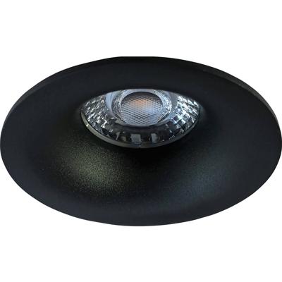 Spot Armatuur GU10 - Pragmi Nora Pro - GU10 Inbouwspot - Rond - Zwart - Aluminium - Ø82mm Spot Armatuur GU10 - Pragmi Nora Pro - GU10 Inbouwspot - Rond - Zwart - Aluminium - Ø82mm