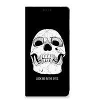 Mobiel BookCase Motorola Edge 40 Skull Eyes