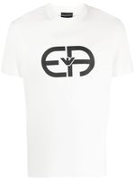 Emporio Armani t-shirt à logo imprimé - Blanc