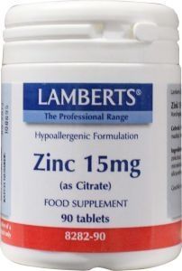 Zinc 15 mg (Zinkcitraat)