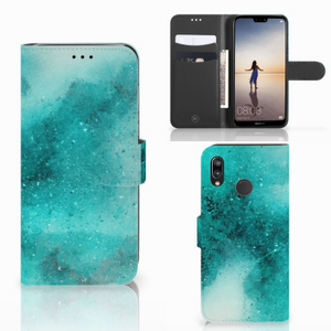 Hoesje Huawei P20 Lite Painting Blue