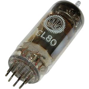 ECL 80 Elektronenbuis Triode-pentode 100 V, 20 V 8 mA, 2 mA Aantal polen: 9 Fitting: Noval 1 stuk(s)