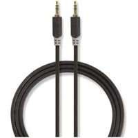 Stereo audiokabel | 3,5 mm male - 3,5 mm male | 5,0 m | Antraciet - thumbnail