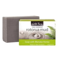 Wild Ferns - Rotorua Mud Zeep met Manuka Honing - 125g - thumbnail