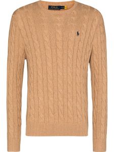 Polo Ralph Lauren pull à logo brodé - Marron