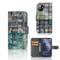 Wallet Case met Pasjes Apple iPhone 12 Mini Spijkerbroeken - thumbnail