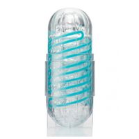 Tenga Spinner Tetra 01 Zakmasturbator Blauw, Transparant Elastomeer