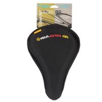 zadeldekje plush extra gel mtb/atb/sportief zwart heren