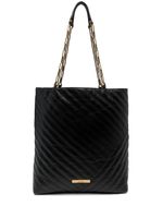 ISABEL MARANT sac cabas en cuir à effet matelassé - Noir - thumbnail