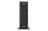 Fujitsu ESPRIMO Q958 Intel® 8de generatie Core™ i5 i5-8500T 8 GB DDR4-SDRAM 256 GB SSD mini PC Zwart, Rood Windows 10 Pro