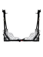 Agent Provocateur Bh met bloemenkant - Zwart