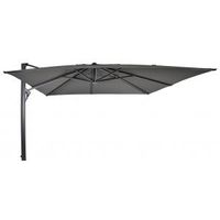 Taurus Zweefparasol grijs 400x300 cm rechthoekige parasol - thumbnail