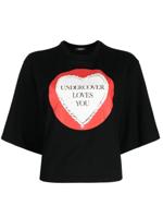 Undercover T-shirt met logo - Zwart