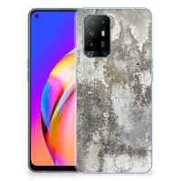 OPPO A94 5G | Reno5 Z TPU Siliconen Hoesje Beton Print