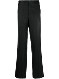 Lardini pantalon droit en lin - Noir