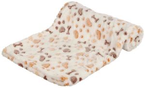 TRIXIE DEKEN LINGO SOFTFLEECE WIT / BEIGE 75X50X2 CM 2 ST