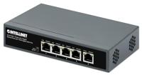 INTELLINET 562010 Switch 5-poorts Poe++ met 4 Gigabit-poorten en een RJ45-poort Gigabit uplink zwart